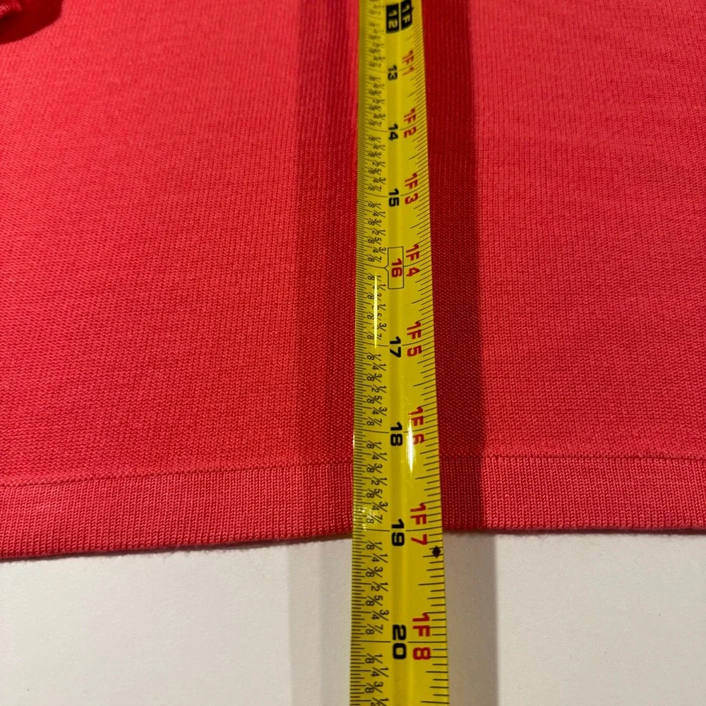 NWT Lane‎ Bryant Open Front Drape Shrug Cardigan Cabo Coral Pink Size 14/16 - Picture 11 of 15